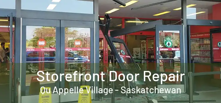 Storefront Door Repair Qu Appelle Village - Saskatchewan