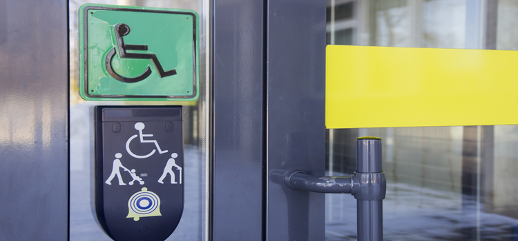 automatic handicap door opener in Glencairn Village