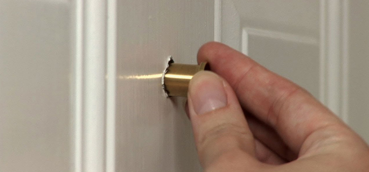 peephole door repair in Albert Park